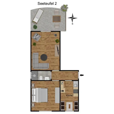 Seeteufel Büsum Exterior foto
